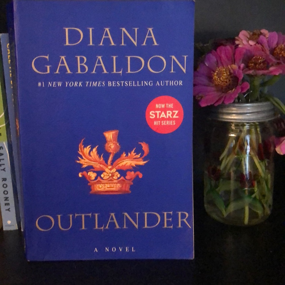 Outlander book by Diana Gabaldon.